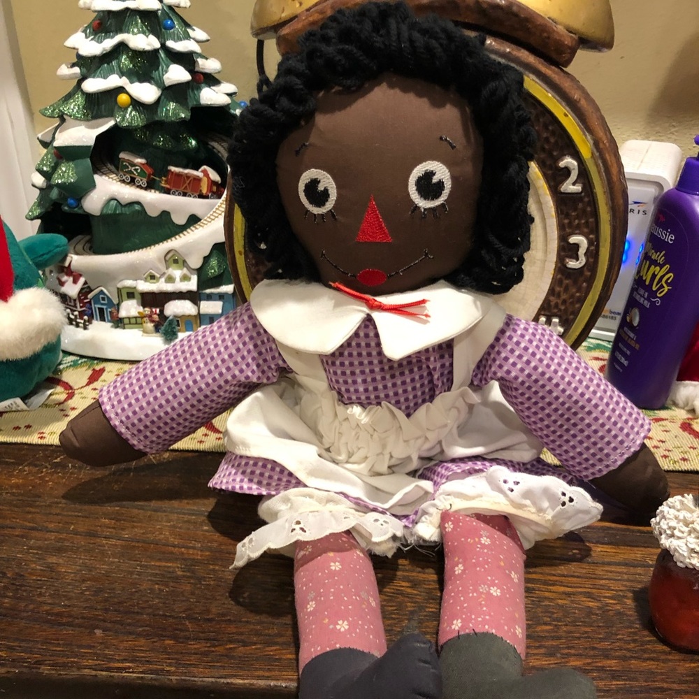 Black Raggedy Ann Doll